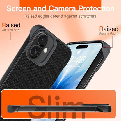 Phone Case Crafted for iPhone 17 Pro,Black - color: Black, size: iPhone 17