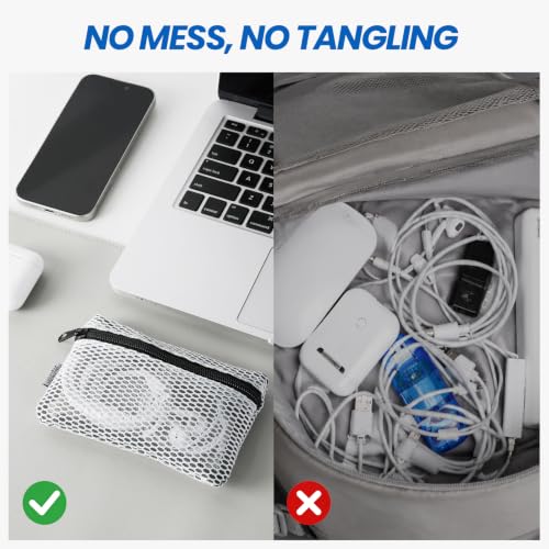 USB-C Earbuds Wired Headphone, Multi USB Charging Adapter Cable Kit with 115cm Cable, Portable Storage Pouch, All-in-One Digital Accessory Kit for Travel, iPhone, Android - size: USB A TO Multi-port Cable