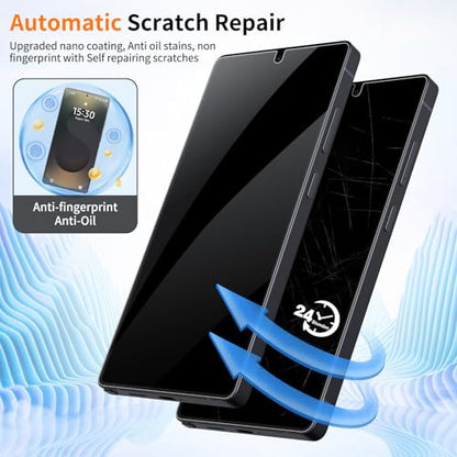 2 Pack Privacy Screen Protector for Samsung Galaxy S25 Ultra 9H Glass - color: Sp-S25PR