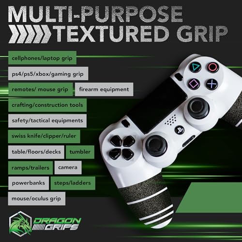 Dragon Grips 5"x7" Multi-Purpose Rubber Grip Tape, Black - color: Black, size: 5x7 (Pack of 1)