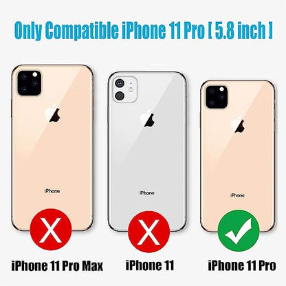 Battery Case for iPhone 11 Pro, Enhanced 10000mAh Portable Protective Wireless Charging Case Support Carplay Compatible with iPhone 11 Pro (5.8 inch) Rechargeable Extended Battery Charger Case (Black) - size: iPhone 11 Pro
