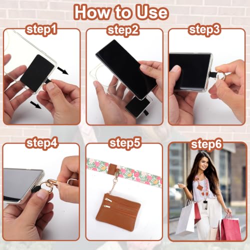XANGNIER Clip and Go Strap for Phone with Wallet Crossbody,Multicolor 27 - color: Multicolor 27