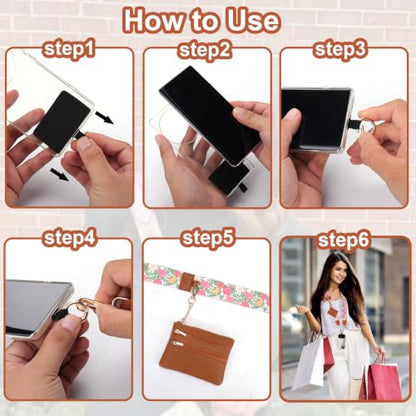 XANGNIER Clip and Go Strap for Phone with Wallet Crossbody,Multicolor 27 - color: Multicolor 27