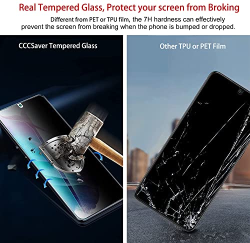 for [Samsung Galaxy S24 Ultra] Privacy Screen Protector Tempered Glass 6.8 Inch with Easy Installation Frame Tool, [Fingerprint Unlock], Anti Scratch, Anti Spy, Case Friendly - size: S24 Ultra