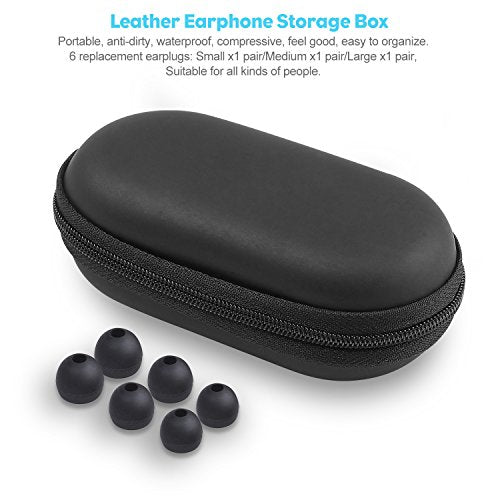 Wired Earbuds with Microphone Super Bass Passive Noise Cancelling Corded