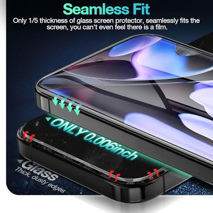 3 Pack Flexible Film for Google Pixel 9 Pro XL Screen Protector[NOT GLASS], Invisible Thin, Never Cracks, Full Coverage, Scratch Resistant&Self-Healing