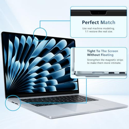 STARY Magnetic Privacy Screen for MacBook Pro 16 Inch (2021-2026,M1-M5) - size: MacBook Pro 16" 2021-2026