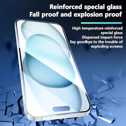 UEEBAI 2 Packs Tempered Glass Screen Protector for iPhone 14 Pro Max 6.7 inch, [Auto-Alignment Kit] [Bubble Free, Auto-Dust Removal] HD Clear Case Easy Installation Full Coverage Tempered Film-Black - size: iPhone 14 Pro Max 6.7 inch