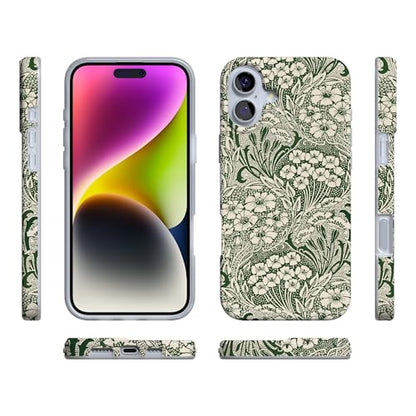 Casely iPhone 16 Case | Mystic Meadow | Green Gardens | Compatible with MagSafe | Classic Ultra Slim Design - color: Mystic Meadow | Green Gardens, size: Iphone 16
