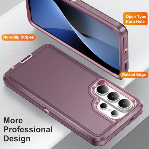 Shockproof Case for Samsung Galaxy S26 Ultra 6.9 inch,Heavy Duty Rugged Military Grade Protection,Hard Sturdy Phone Cover for Samsung S26 Ultra,Pink Purple - color: Pink Purple