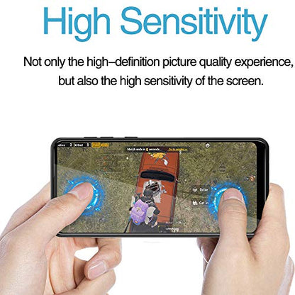 [2 Pack] for Samsung Galaxy A21/A21S Privacy Screen Protector, [Full Coverage] Anti Spy HD Clarity 9H Tempered Glass Screen Protector, Scratch Resistant, Bubble Free, Easy Insall, Case Friendly (6.5 - size: Samsung Galaxy A21/A21S