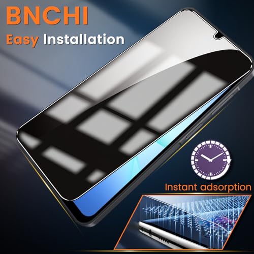 3+3 Pack for Samsung Galaxy A17 5G Privacy Screen Protector with Camera Lens Protector, Anti-Spy Tempered Glass Film, 9H Hardness, Anti-Scratch, Touch Sensitive - size: Galaxy A17