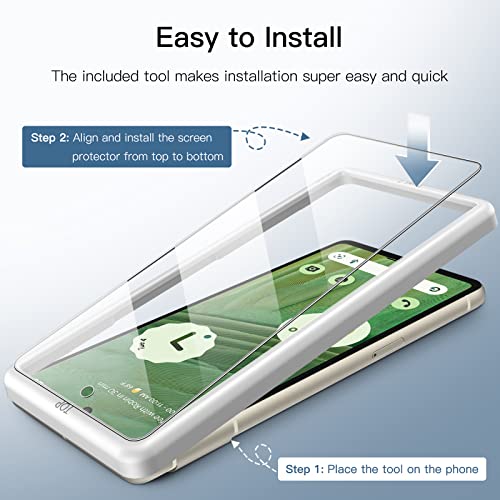 JETech Screen Protector for Google Pixel 7, 2+2 Pack - size: Pixel 7
