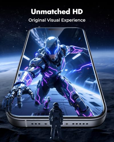 UNBREAKcable iPhone 15 Pro Screen Protector & Camera Lens Protector - size: iPhone 15 Pro