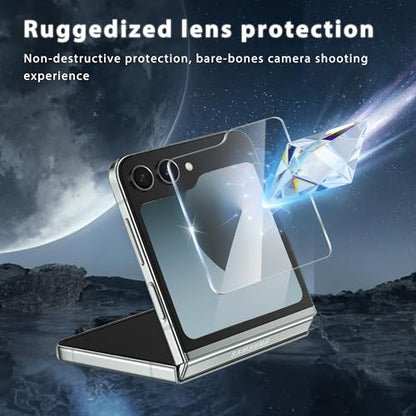 2 Pack for Samsung Galaxy Z Flip 6 / Z Flip 7 FE Screen Protector - size: 6.70 inch
