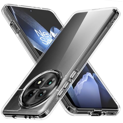 Clear Case for Oneplus 13 Case, [Hard PC Back+Soft TPU Bumper] [Anti-Yellowing] [Support Wireless Charging] Slim Fit Shockproof Protective Transparent Case Cover for OnePlus 13 5G, 2024 - color: Clear, size: Oneplus 13