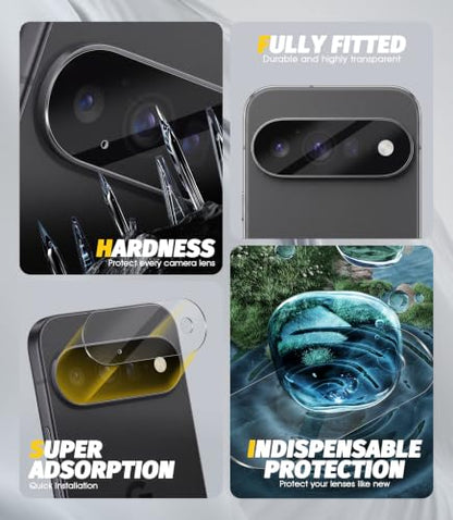 Orzero (3 Pack Camera Lens Protector Compatible for Google Pixel 11 (Not for Pro/XL Model), Protector de Cámera Case Friendly Tempered Glass 9H High Definition Microphone Cutout Anti-Scratch - size: Google Pixel 11 6.3 inch