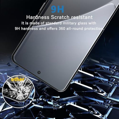 1 Pack Privacy Screen Protector for Xiaomi 15 with 2 Pack Camera Lens Protector, 9H Hardness, Anti Spy Tempered Glass Film, Black Protector for Xiaomi 15 - size: for Xiaomi 15