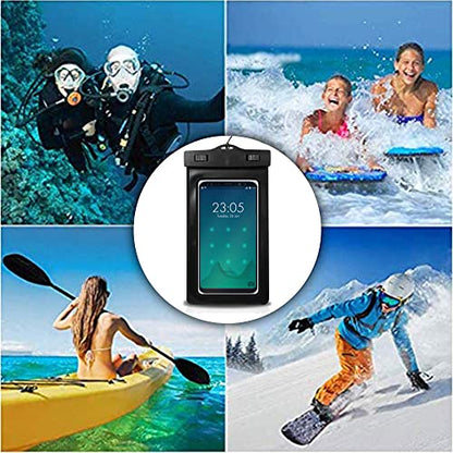 EcoGear FX Waterproof Phone Case - Cell Phone Dry Bag for iPhone & Android (2-Pack)