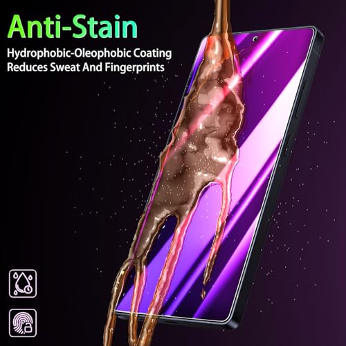 Pokolan Purple Privacy Screen Protector for Samsung Galaxy S25 Ultra - size: Galaxy S25 Ultra