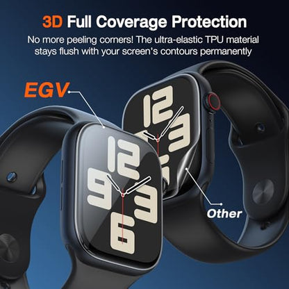 EGV for Apple Watch SE Series 6/5/4 40mm Screen Protector, Auto Install Box - size: 40mm