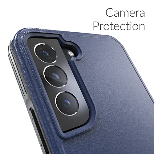 Crave for Galaxy S22 Plus Case, Shockproof Protection Dual Layer Case for Samsung Galaxy S22 Plus (6.6 inch) - Navy - color: Navy