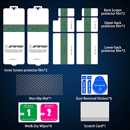 geekboy (2 Set Upgraded) Screen Protector for Samsung Galaxy Z Flip 3 5G