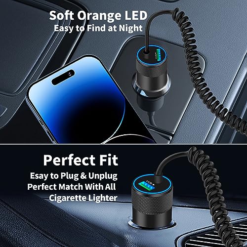 Apple MFi Certified iPhone Car Charger Fast Charging, 4.8A USB Car Charger - size: 6FT