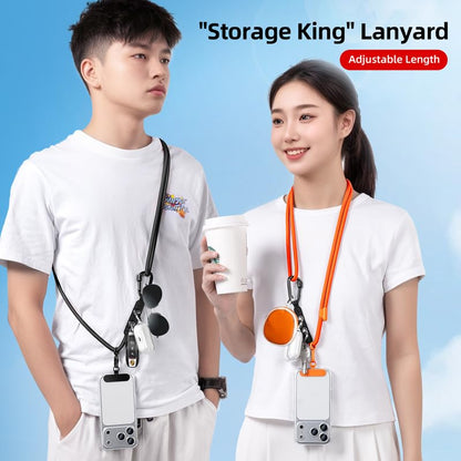Phone Lanyard Phone Strap Crossbody with Hanging Loops 2 Tabs Adjustable Anti Theft for iPhone 17 Pro Max 16 All Phones Skin-Friendly Universal Cell Phone Neck Lanyard for Daily Outdoor Beige - color: Beige