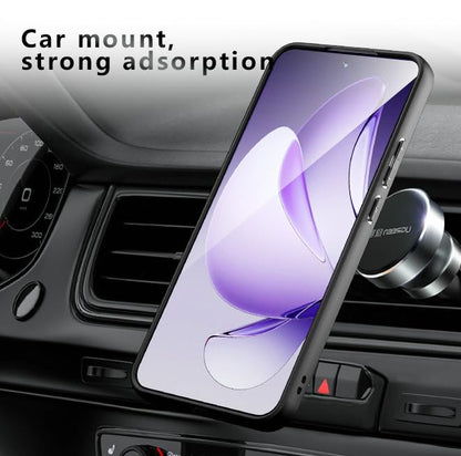 Compatible with Oppo Reno 13 5G Case Cover,Compatible with MagSafe,Compatible with Oppo Reno13 5G Built-in Magnetic Anti-Shock Cell Phone Case Black - size: Compatible with Oppo Reno 13 5G