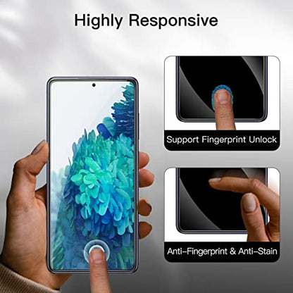 JETech Screen Protector for Galaxy S20 FE, 2+2 Pack - size: Galaxy S20 FE