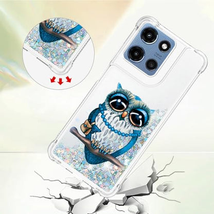 for Moto G 2025/2026 Case, Moto G Play 2026 Phone Case, Owl - color: Sliver