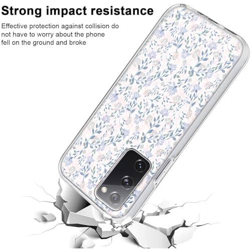Case for Samsung Galaxy S20 FE, Clear, 2 Pack - color: Flower Bunny, size: Samsung Galaxy S20 FE (4G/5G)