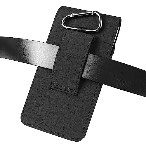Large Cell Phone Holster with Belt Clip Loop Pouch Holder Belt Case for Motorola Moto G Stylus 5G 2022 G Power 5G 2024 G Play, Samsung Galaxy A14 A05 A22 5G S21 Ultra, Nokia G50 X100 G300, TCL 30XL
