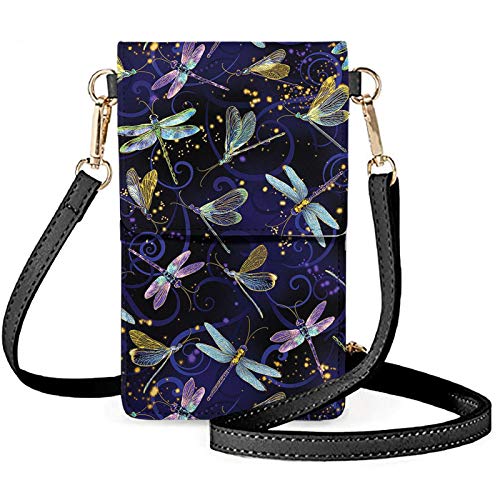 WELLFLYHOM Mini Touchscreen Crossbody Phone Bags for Women with Card Slots Shoulder Bag Purse Leather - color: 0 Aztec Southwestern Style