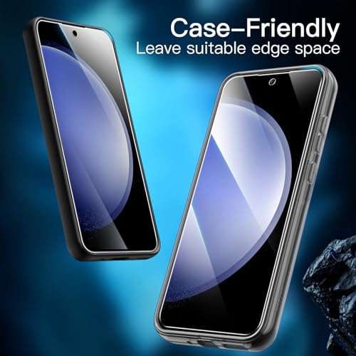 JETech Screen Protector for Samsung Galaxy S23 FE, 3-Pack | HD Clear, Fingerprint Compatible, Anti-Scratch Glass - size: Galaxy S23 FE
