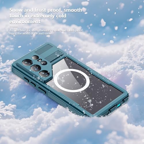Waterproof Phone Case for Samsung Galaxy S26 Ultra Protective Teal - color: Teal, size: Samsung Galaxy S26 Ultra