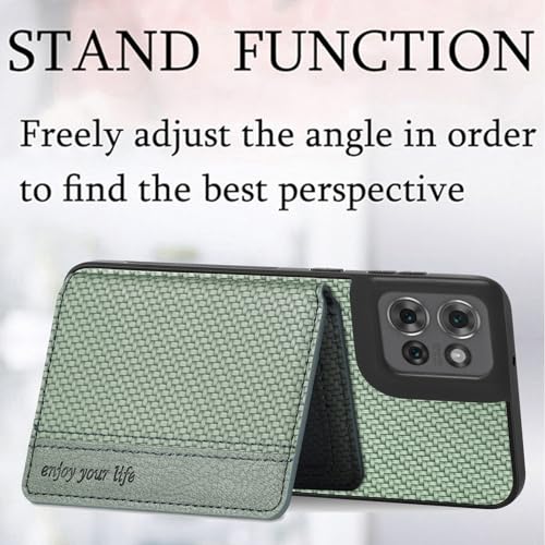 FFutanwei for Motorola Moto G Power 2026 Case Wallet with Card Holder Blue | Shockproof Protective Phone Cases Cover, Carbon Fiber Pattern Design, Built-in 2 Credit Card Slots, Hidden Magnetic Closure - color: Blue