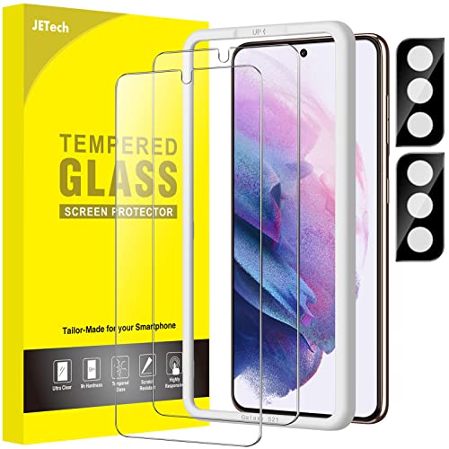 JETech Screen Protector for Samsung Galaxy S21, 2+2 Pack - size: Galaxy S21