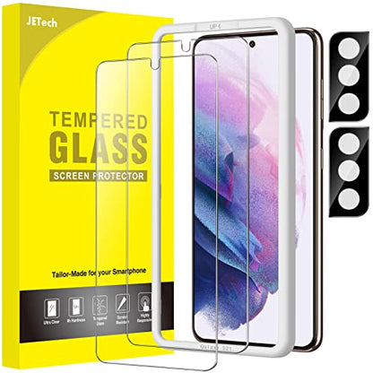JETech Screen Protector for Samsung Galaxy S21, 2+2 Pack - size: Galaxy S21