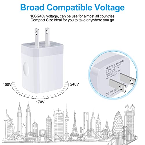 USB C Box Fast Wall Charger for Samsung Galaxy A37/A57/S25/S24 FE/A16/A17 - color: White