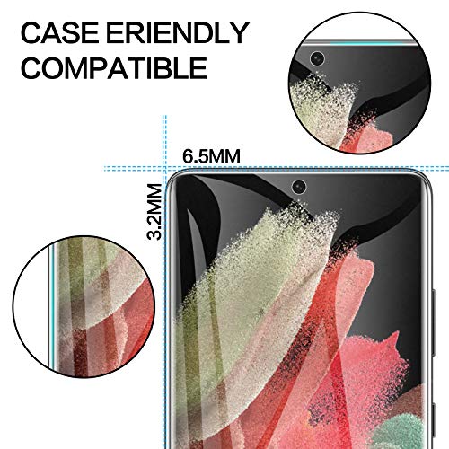 LYWHL 2 Pack for Galaxy S21 Ultra Privacy Screen Protector, Anti-Spy Full Adhesive Coverage Film for Samsung Galaxy S21 Ultra, [Ultrasonic Fingerprint Compatible] Easy Installation - size: Samsung Galaxy S21 Ultra