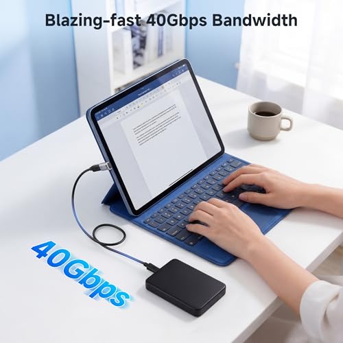 Cable Matters 2-Pack 40Gbps Right Angle USB C Adapter - style: Right Angle