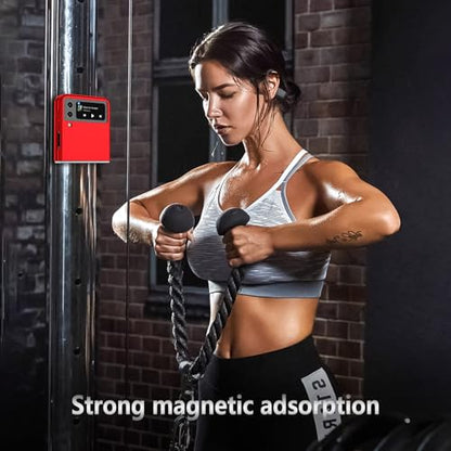 Magnetic Case for Samsung Galaxy Z Flip 4, [Compatible with MagSafe] Military Grade Shockproof Slim fit Samsung Z Flip 4 Phone Case with Magnetic Ring Kickstand, Red - color: Red, size: Samsung Galaxy Z Flip 4