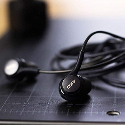 OEM Stereo Headphones w/Microphone for Samsung Galaxy S8 S9 S8 Plus S9 Plus Note 8 - Designed by AKG - 100% Original