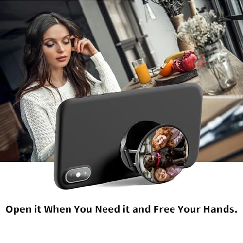 [2 Pack] Cell Phone Grip with Expanding Kickstand, Customized - color: Customized