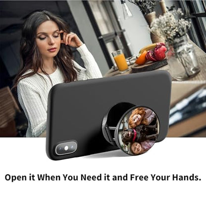 [2 Pack] Cell Phone Grip with Expanding Kickstand, Customized - color: Customized
