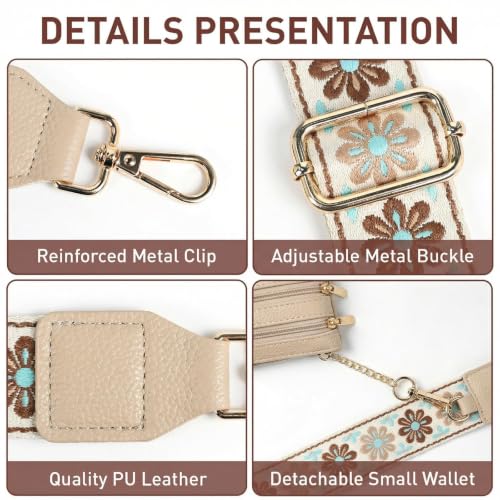 MOLOPPO Detachable Crossbody Phone Lanyard for iPhone, Chestnut Brown - color: Chestnut Brown