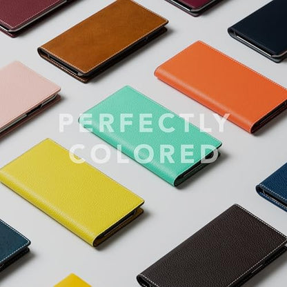SLG D8 Neon Full Grain Leather Wallet Case for iPhone 16 - [2-in-1] Handcrafted Detachable Diary Style with Magnetic MagSafe Back Cover, Gift Box Included (Lemon) - color: [D8 Neon] Lemon, size: iPhone 16