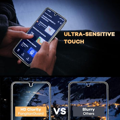 FANGTIAN 4 Pack Hybrid Screen Protector Film for Google Pixel 8 Pro